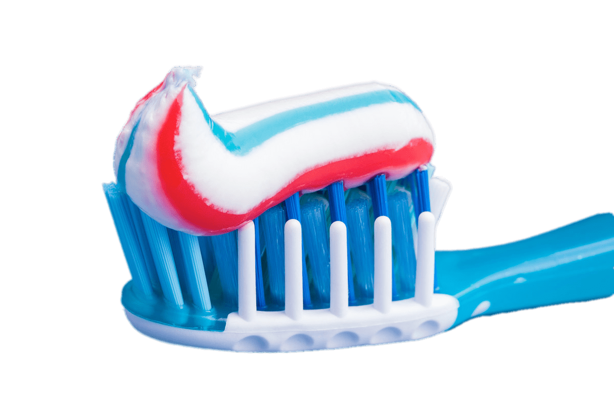 Toothpaste on a Toothbrush